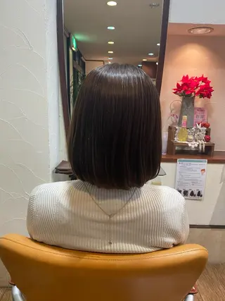 ミディアム カラー サプリームヘア 飯田みち瑠のヘアスタイル