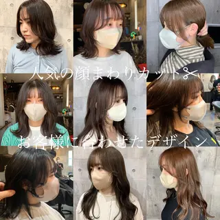 セミロング yoshihara yuukiのヘアスタイル
