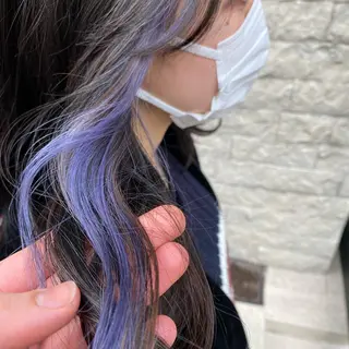 セミロング カラー ヘアアレンジ 韓国ヘア┊︎レイヤー ┊︎haruka🌙のヘアスタイル