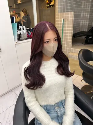 ロング カラー 💖札幌カラー 指名No.1💖玲奈のヘアスタイル
