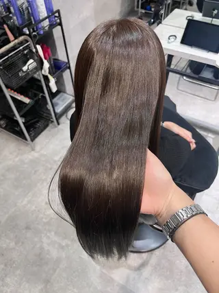 ロング カラー ユナ .難波駅徒歩5分のヘアスタイル