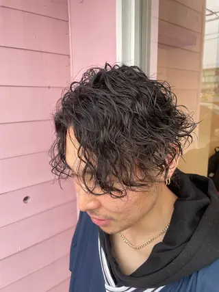メンズ メンズ🫧ハイトーン 池田梨紗のヘアスタイル
