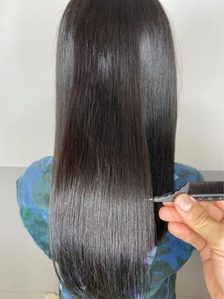 セミロング カラー トップ スタイリストのヘアスタイル