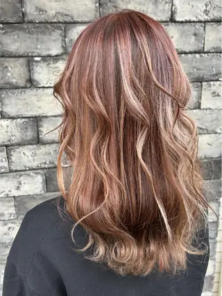 セミロング カラー ❤️千葉県代表❤️ 店長❤️柿本翔一朗のヘアスタイル