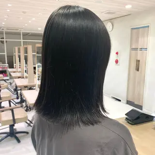 ミディアム フェザー/ニュアンス パーマ/ryutoのヘアスタイル