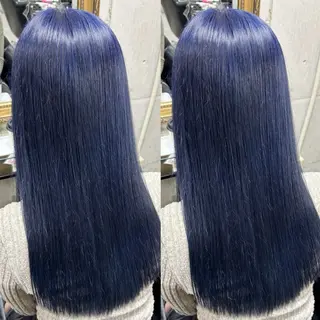 ロング カラー Rin♡透明感ピンク 🎀白肌ラベンダーのヘアスタイル