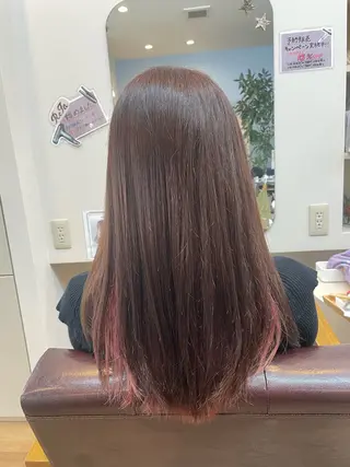 ロング アグレアーブル上地店 田中のヘアスタイル