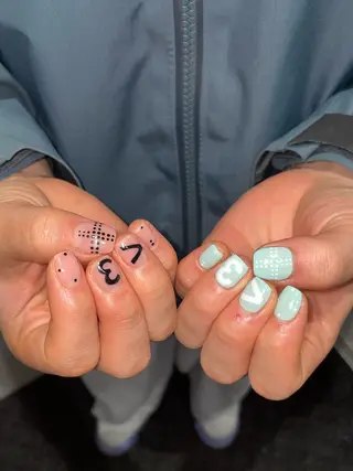ネイル GO TODAY 吉祥寺Glint所属・うの 韓国ﾈｲﾙ໒꒱⋆⭒˚のネイルデザイン