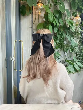 ロング ♡似合わせハイトーン ♡maiのヘアスタイル