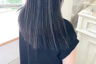 セミロング カラー レイヤーカットモデル 募集/藤原一真のヘアスタイル