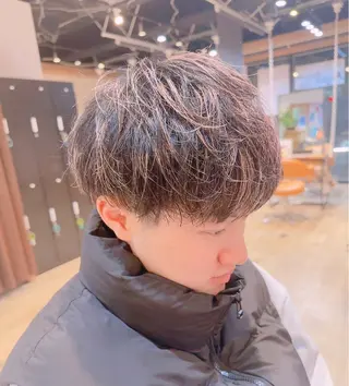 メンズ 髪質改善&ストレート ✂︎鈴木青樹のヘアスタイル
