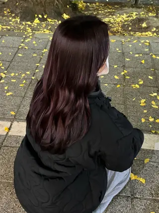 ロング カラー 🍓ハイトーンカラー 🎀nene🍓のヘアスタイル