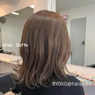 セミロング カラー 🤍美髪×艶カラー RYOKO🤍のヘアスタイル