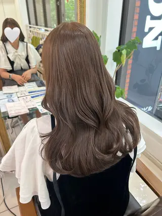 ロング カラー 透明感カラー 古山 結季🌙🖤のヘアスタイル