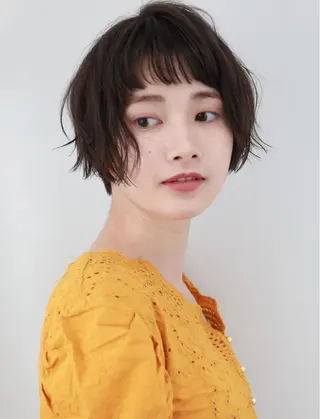 ショート カラー パーマ ヘアアレンジ 可愛いを作る神 ナオヒロのヘアスタイル