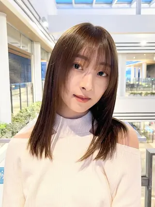 セミロング 園田 渉 ◤SHIKIO◢のヘアスタイル