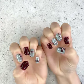 ショート カラー パーマ ヘアアレンジ メンズ キッズ ネイル マツエク・マツパ Salon Ｋのネイルデザイン