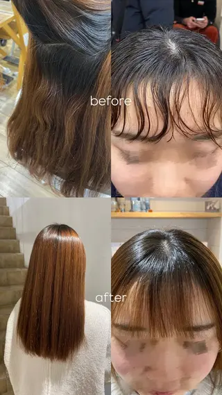 ロング パーマ rimu /艶髪/艶カラーのヘアスタイル