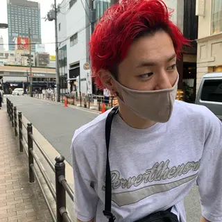 ショート カラー メンズ メンズサロン ANSWERのヘアスタイル