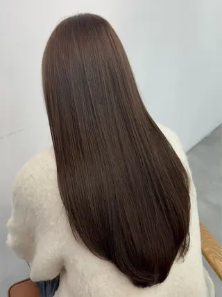 ロング カラー ヘアアレンジ ブリーチなしカラー /新百合ヶ丘/安形翔のヘアスタイル