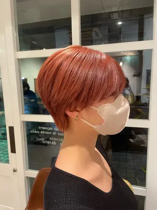 ショート カラー ヘアアレンジ 鴫原 亜弥のヘアスタイル