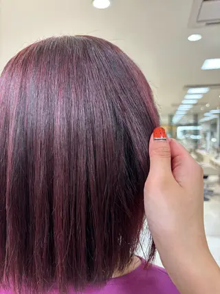 カラー 🎀暖色カラー/透明 感カラー/ひな🎀のヘアスタイル