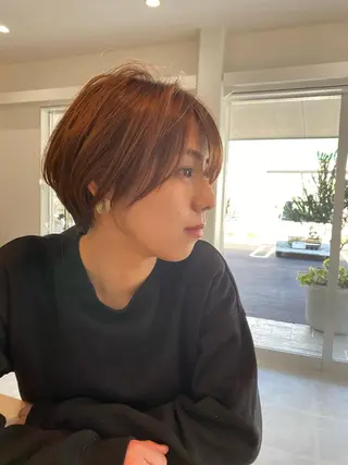 ショート カラー 【ショートスタイル】 志波李空のヘアスタイル