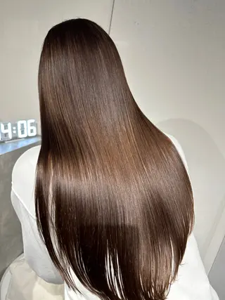 ロング カラー パーマ ヘアアレンジ メンズ 髪質改善/レイヤー 縮毛矯正/ケラチン耀のヘアスタイル