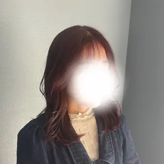 ミディアム ヘアアレンジ Heath 姪浜 ⌇フタバのヘアスタイル