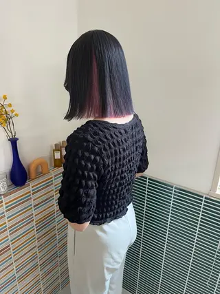 ミディアム カラー 🩷ハイトーン透明感 レイヤー🩷ユリカのヘアスタイル