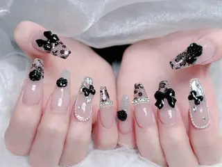 ネイル MoMoA Nail ネイル長さ出し専門店のネイルデザイン