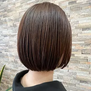 ミディアム 🎀縮毛矯正/カラー モデル募集ハルナ🎀のヘアスタイル
