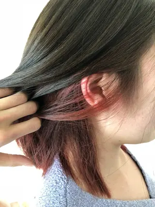 ミディアム 美髪矯正・レイヤー 倉友哉のヘアスタイル