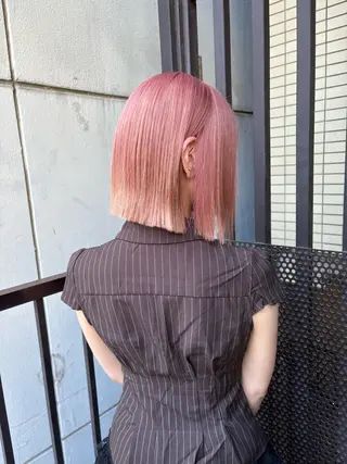 ミディアム カラー 堺 鳳 ママ美容師 yukariのヘアスタイル