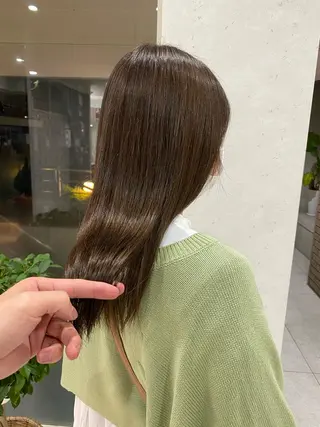 セミロング 【美髪矯正特化】 ズケヤマのヘアスタイル