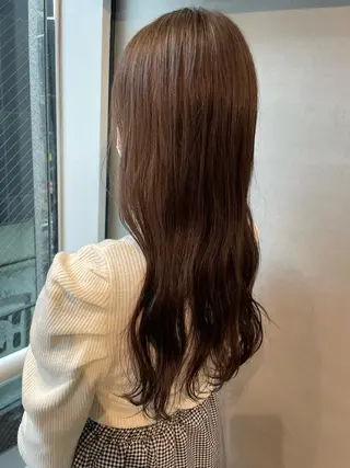ロング カラー 女性リピ90%🍨 🩷佐藤みずきのヘアスタイル