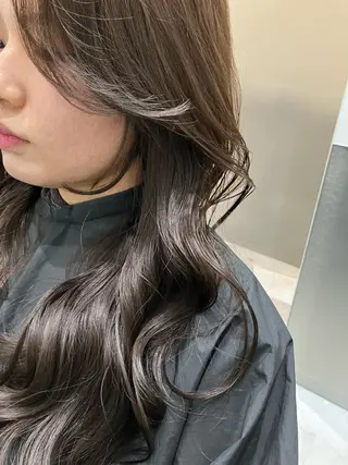 カラー 💖ブリーチなし透明 感💖ASAHIのヘアスタイル