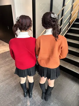 ロング ヘアアレンジ mao | 柔らか艶カラー🫧のヘアスタイル