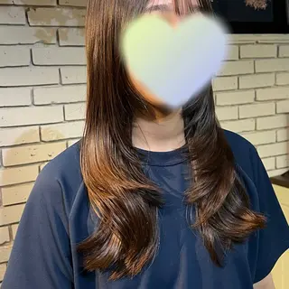 セミロング 💘札幌クロスパーマ 髪質改善💘rinaのヘアスタイル
