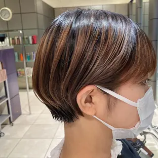 ショート スキバサミを使わない カット🌼唯🌼のヘアスタイル