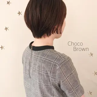 ショート カラー 市川 千夏のヘアスタイル