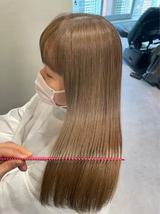 ロング カラー 豊中/メンズ特化 岡田 龍之介のヘアスタイル