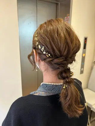 ヘアアレンジ 🦋Misaki🦋 メンズパーマ/着付けのヘアスタイル
