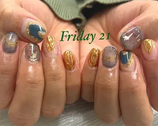 ネイル ネイルサロン Friday 21のネイルデザイン