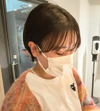 ショート 🛑柔らか透明感 カラー🛑大谷のヘアスタイル