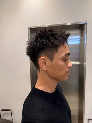 ショート メンズ 川口開世 short cutのヘアスタイル