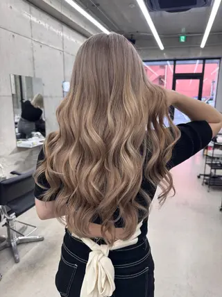 カラー Asami/名古屋/ ハイトーン/デザインのヘアスタイル