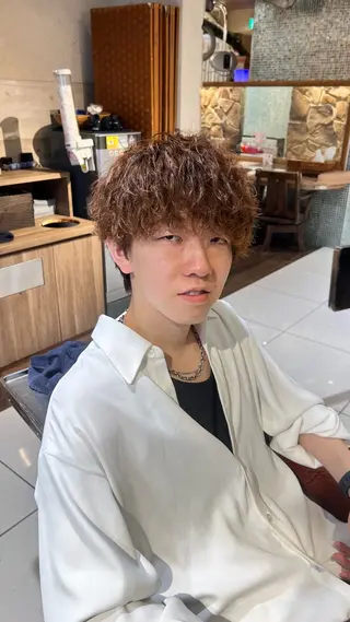 パーマ メンズ 新宿/メンズパーマ/ メンズ特化/和田瑞生のヘアスタイル