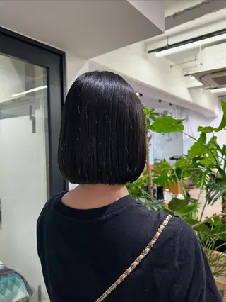 ショート 切りっぱなし/髪質 改善矯正/さやか🫧のヘアスタイル