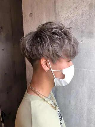 ショート カラー パーマ ヘアアレンジ メンズ キッズ ネイル マツエク・マツパ EnBlesS西宮 マンツーマン神道有基のヘアスタイル